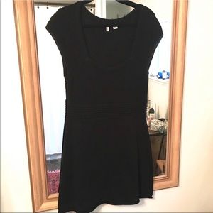 ANTHROPOLOGIE | Moth Black Knit Dress (L)
